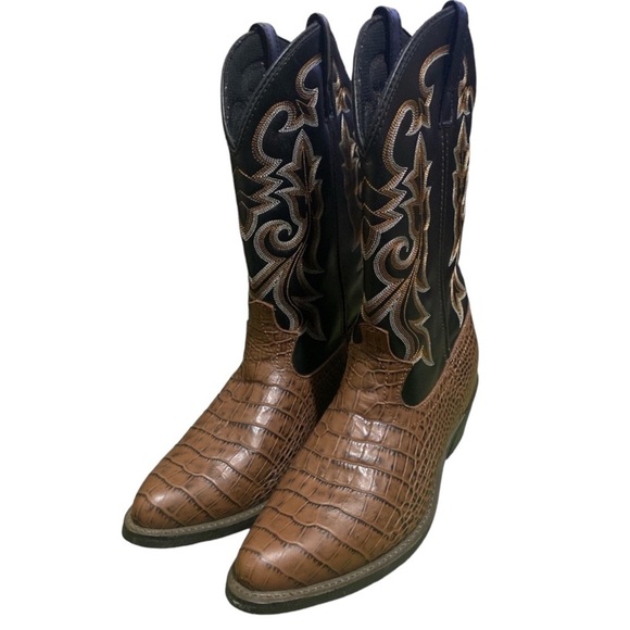 MASTERSON Co. Leather Western Cowboy Boots Men’s Size 10.5D Coastal Cowb… - Picture 14 of 16